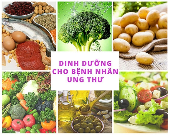 dinh dưỡng cho bệnh nhân ung thư